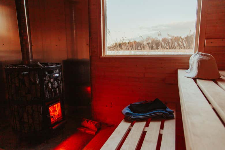 Puro relax nella sauna