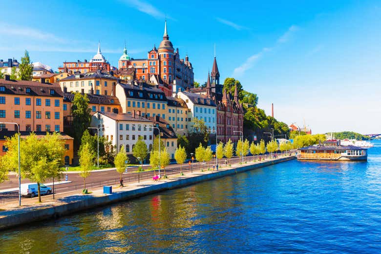 Panoramica di Stoccolma da Monteliusvägen