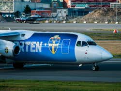 Aereo nell'Aeroporto di Bromma