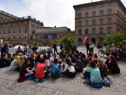 Manifestazione contro il cambiamento climatico