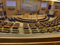 L'emiciclo del Parlamento